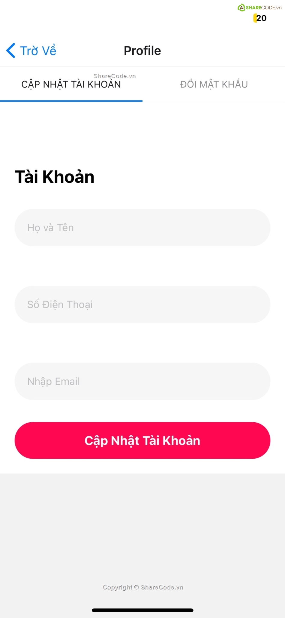 App bán hàng,app andoid bán hàng,app react native