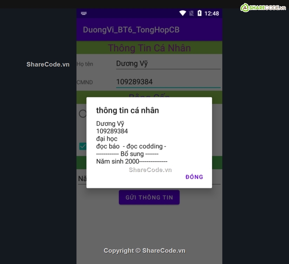 Share code bài tập android,bài tập android,source code bài tập android,ứng dụng android java