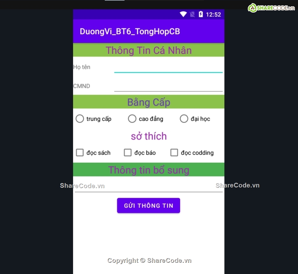 Share code bài tập android,bài tập android,source code bài tập android,ứng dụng android java