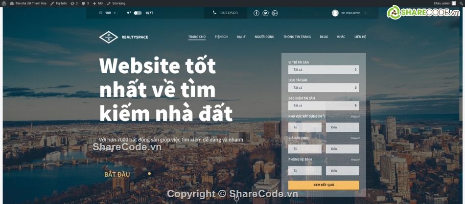 code bất động sản,code bất động sản chuẩn seo,bất động sản,web bất động sản