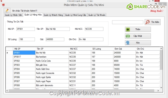 Quản lý siêu thị,quản lý siêu thị mini,phần mềm quản lý,quản lý siêu thị c#