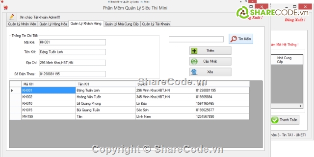 Quản lý siêu thị,quản lý siêu thị mini,phần mềm quản lý,quản lý siêu thị c#