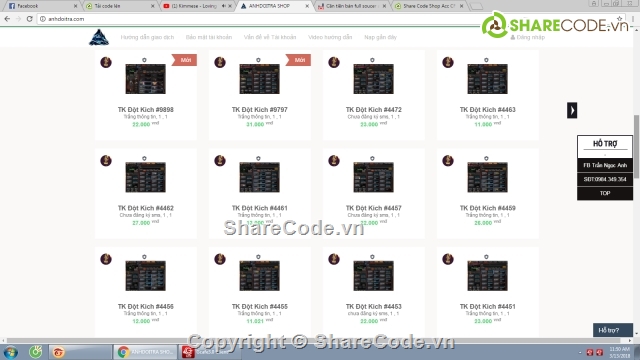 anhdoitra.com,bán acc tự động,ban acc,code ban acc tu dong,Code Shop Acc CF 2018