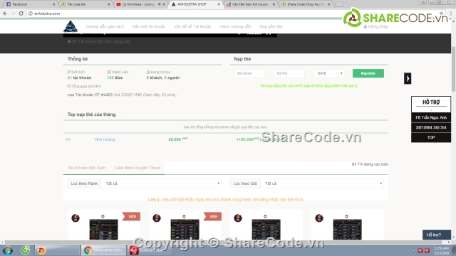 anhdoitra.com,bán acc tự động,ban acc,code ban acc tu dong,Code Shop Acc CF 2018