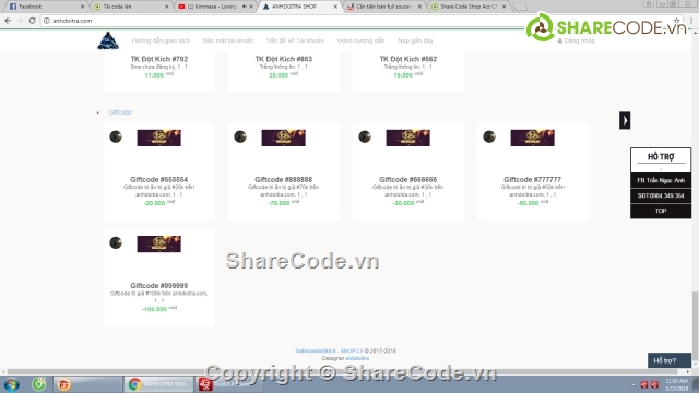anhdoitra.com,bán acc tự động,ban acc,code ban acc tu dong,Code Shop Acc CF 2018