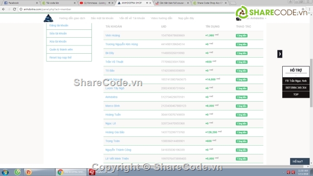 anhdoitra.com,bán acc tự động,ban acc,code ban acc tu dong,Code Shop Acc CF 2018