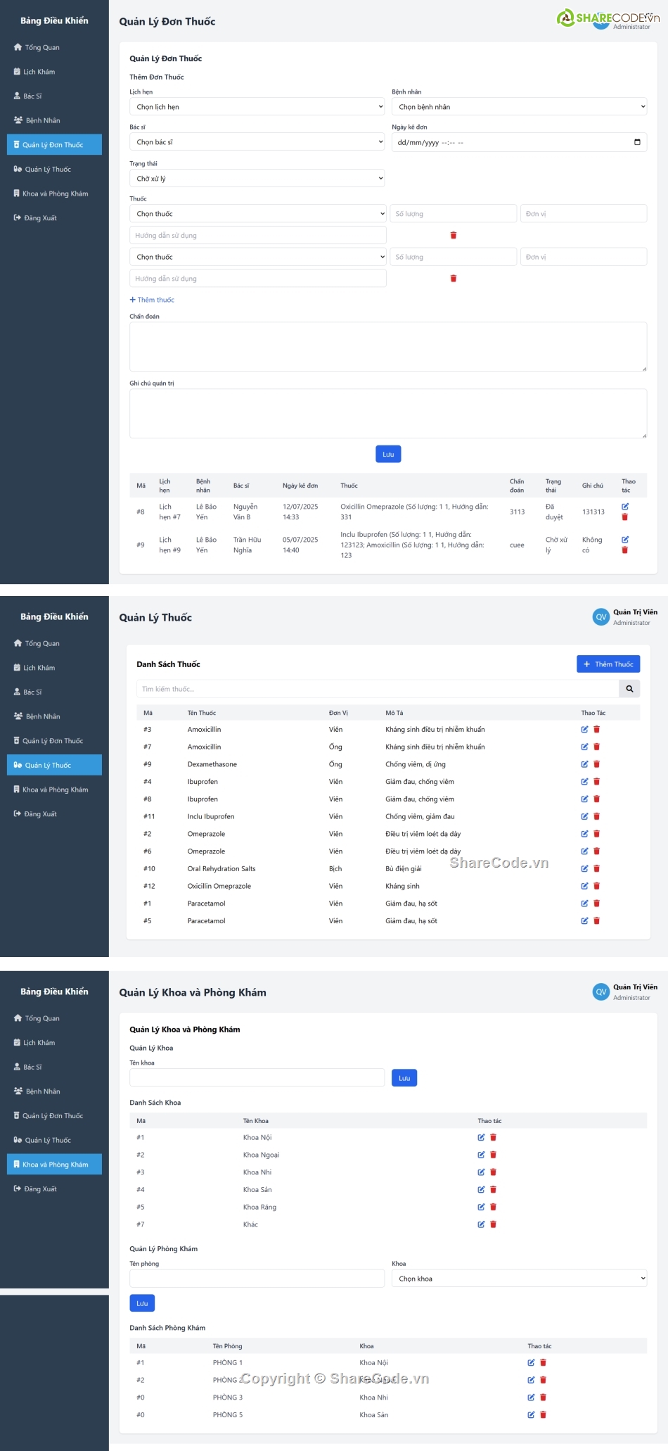 website bệnh viện,website khám bệnh,website phòng khám,đặt lịch khám bệnh,quản lý phòng khám,quản lý bệnh viện