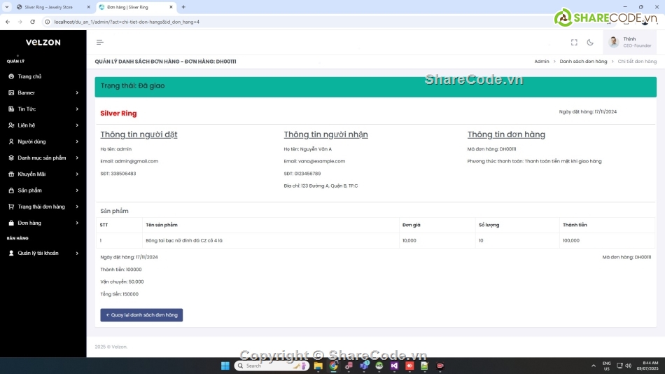 Share code đồ án bán trang sức php mysql,Share code đồ án web bán hàng trang sức php,đồ án web bán trang sức php mysql