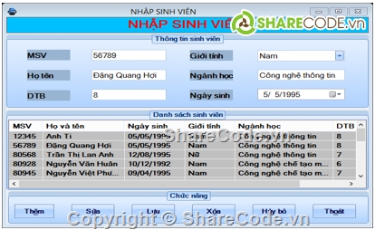 Đồ án Visual C#,Đồ án môn học Visual C#,quản lý môn thi,quản lý đăng ký,đăng ký học