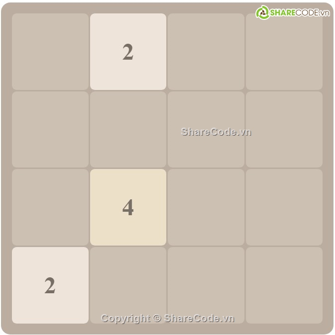 code game,2048,2048 game,code 2048,2048 với Javascript,2048 with Javascript