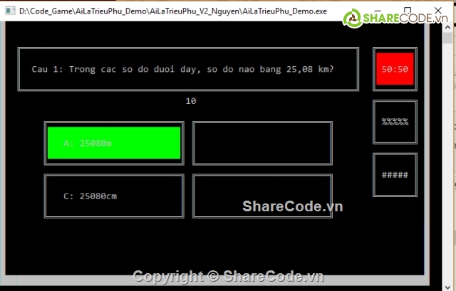 Game C++ for newbie,Game Ai La Trieu Phu C++,Game Ai La Trieu Phu with C++,Ai La Trieu Phu C++,Code Ai La Trieu Phu C++,Ai La Trieu Phu source code