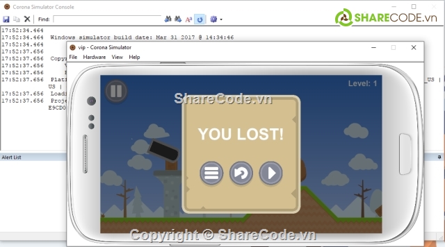 Game Corona SDK,Code game corona,Corona sharecode.vn,soucrce code game,code game corona sdk