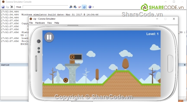 Game Corona SDK,Code game corona,Corona sharecode.vn,soucrce code game,code game corona sdk