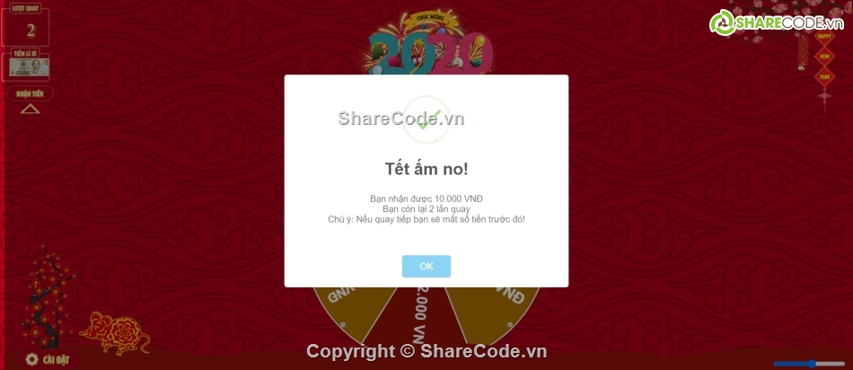 sharecode.vn,vòng quay,code game vòng quay,html,vòng quay may mắn