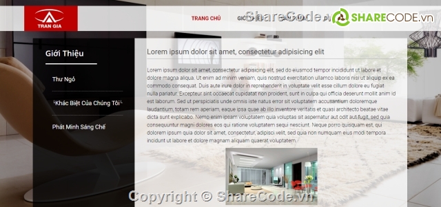 web nội thất,html nội thất,theme nội thất,giao diện nội thất,giao diện website
