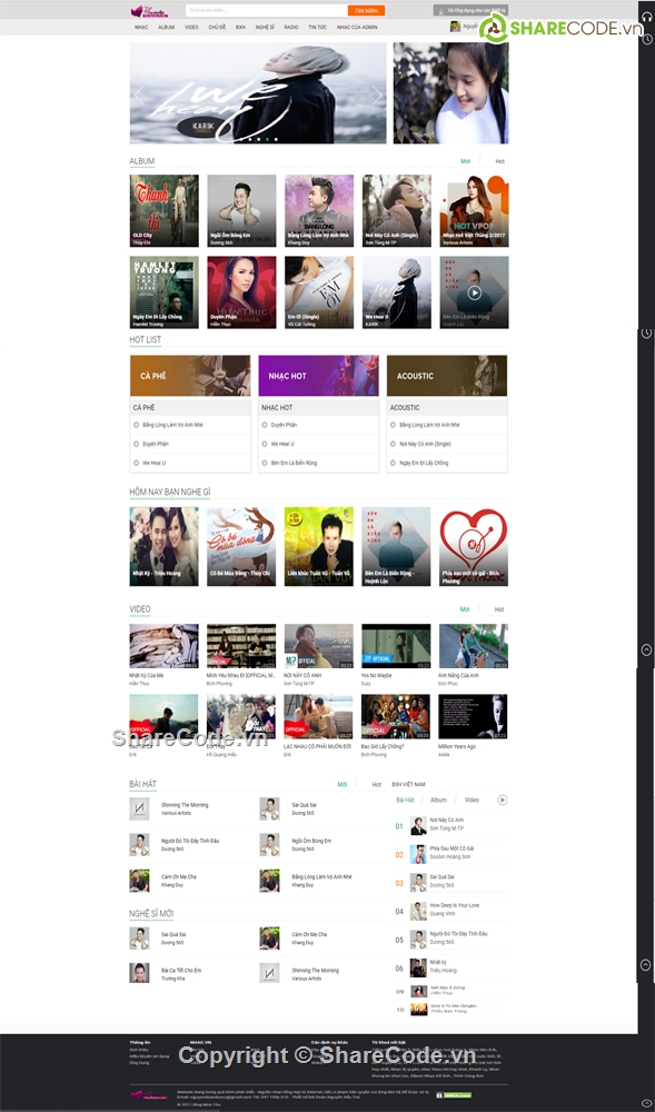 code web nhac,website nghe nhạc,nghe nhạc,code web nghe nhạc,website nhạc phim