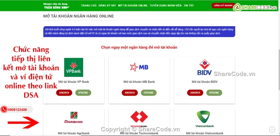 Code web vay tiền,code dịch vụ vay tiền,code web affiliate,Share code mẫu web vay tiền