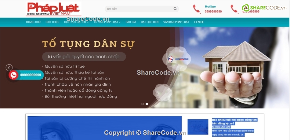 Công ty luật,sharecode công ty luật,luật giao thông,share code công ty luật,theme luật