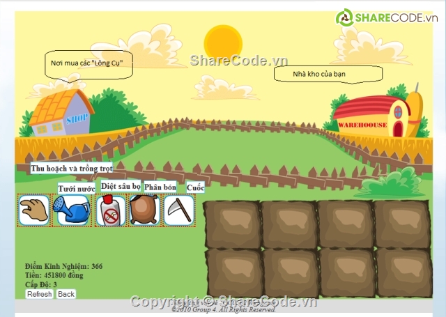 Share Code Nông Trại Vui Vẻ Php ( Đồ Án Php Này Là Làm Một Webgame)
