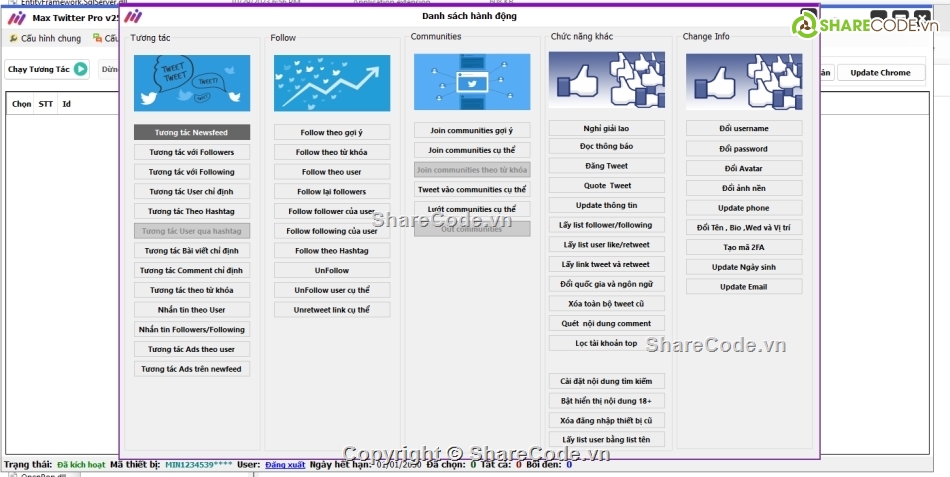 share code,maxtwitter,twitter,maxcare,maxphonefarm