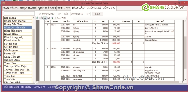 quản lý bán hàng,sqlite,phần mềm quản lý,quản lý bán hàng c#