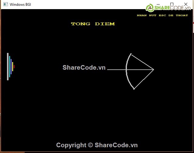 project code,code bằng C,game bắn cung,Code game