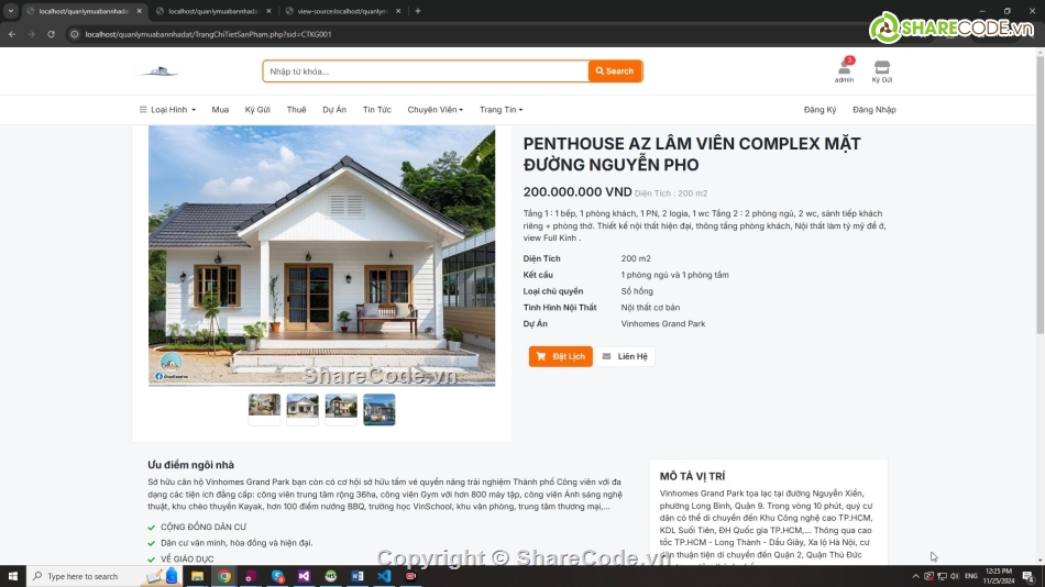 web php,php mysql,Website bán hàng,code web bán nhà đất,share code nhà đất,Đồ án web PHP
