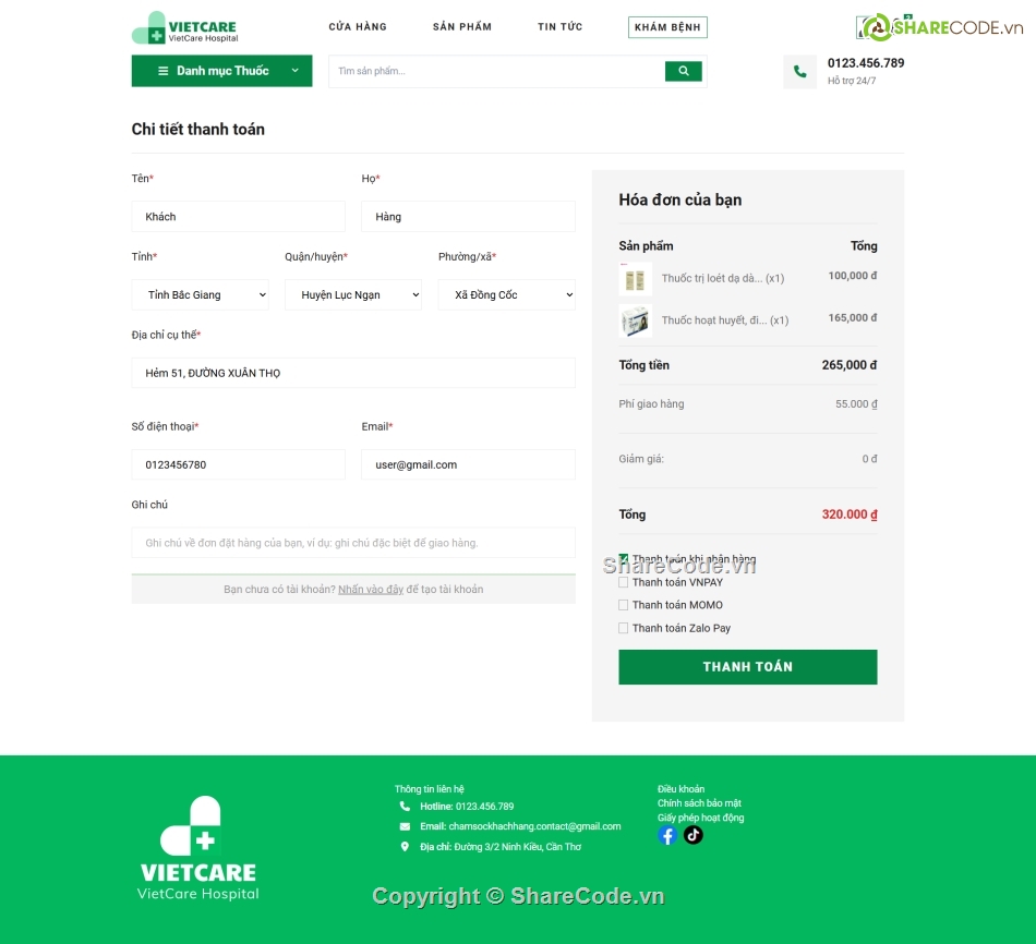 website bệnh viện,quản lý bệnh nhân,quản lý nhà thuốc,đặt lịch khám bệnh,laravel mysql,Web quản lý bệnh nhân bệnh viện