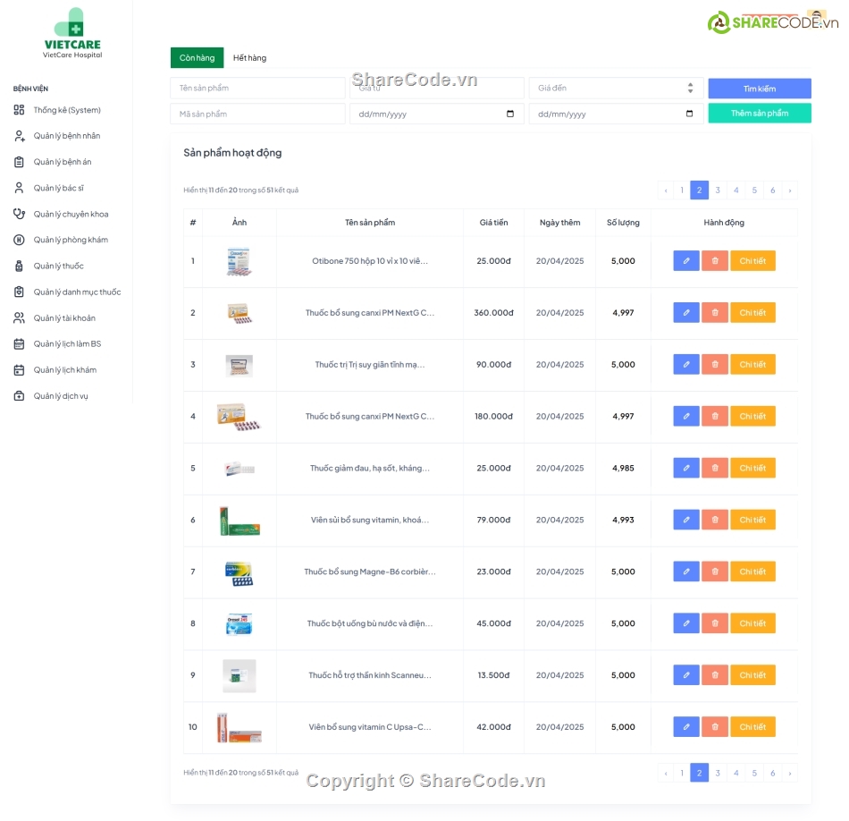 website bệnh viện,quản lý bệnh nhân,quản lý nhà thuốc,đặt lịch khám bệnh,laravel mysql,Web quản lý bệnh nhân bệnh viện