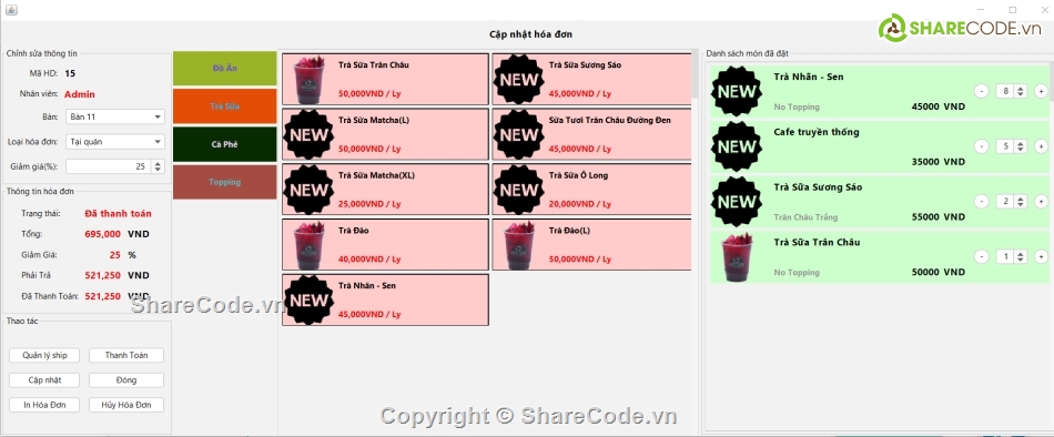 code quản lý cửa hàng,quản lý cửa hàng,code quản lý cửa hàng trà sữa,Code Java quản lý trà sữa,code java quản lý cửa hàng