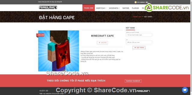 web Kingshopmc.ml,Shop file,Shop web game