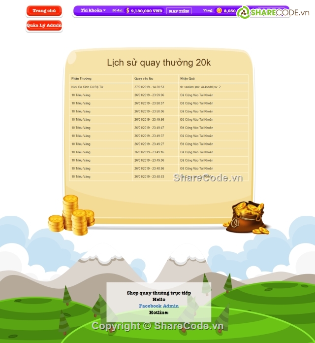 share code,code vòng quay may mắn,code shop game,shop game,code game vòng quay,code shop có vòng quay