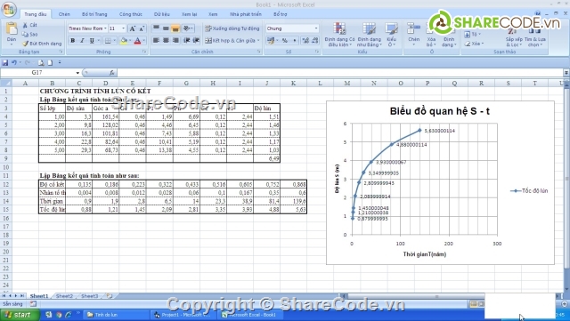 code tính lún bằng lập trình,nền đất yếu,code ch­ương trình tính lún,code lún cố kết,code tính lún,code phương pháp cọc cát