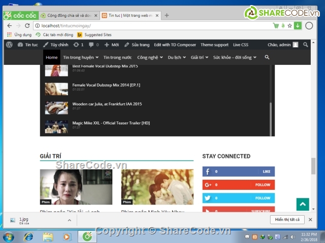 share full code,share code,code tin tức,web wordpress,website đẹp,Share source website tin tức