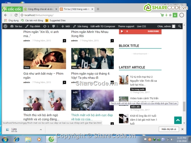 share full code,share code,code tin tức,web wordpress,website đẹp,Share source website tin tức