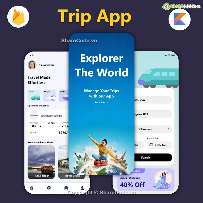 app trip,đặt tour du lịch,tour du lịch,app mobile android,booking tour,App Kotlin