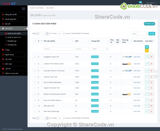 code laravel 5 shop,bán hàng,code web