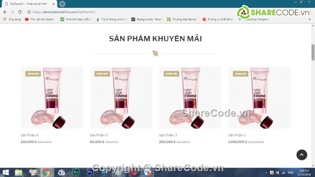 web mỹ phẩm,website bán hàng mỹ phẩm,website mỹ phẩm,code web mỹ phẩm,shop mỹ phẩm