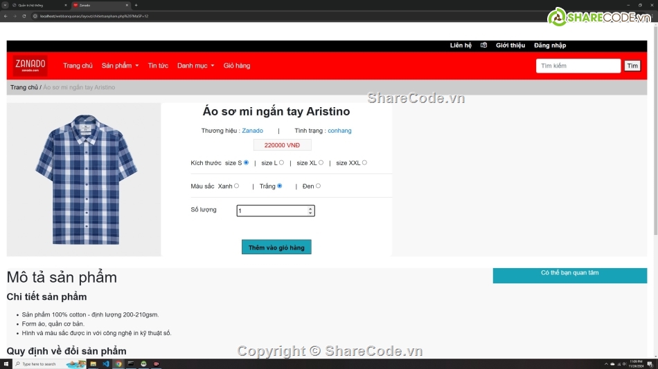 web php,php mysql,Website bán hàng,code web quần áo,share code quần áo,Đồ án web PHP