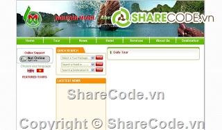 code web du lịch,web du lịch,web giới thiệu địa danh,web du lịch vtttavel