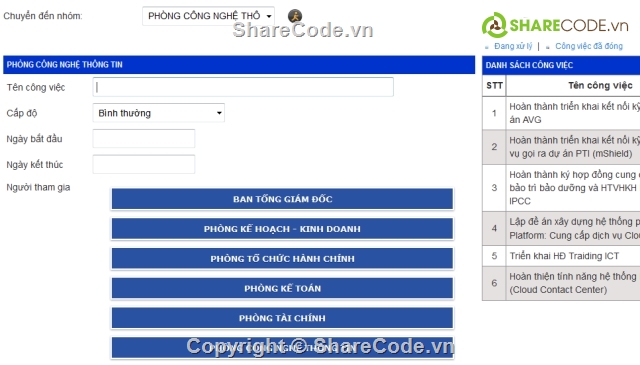 quản lý doanh nghiệp,quản lý công việc,web quản lý công việc,web doanh nghiệp