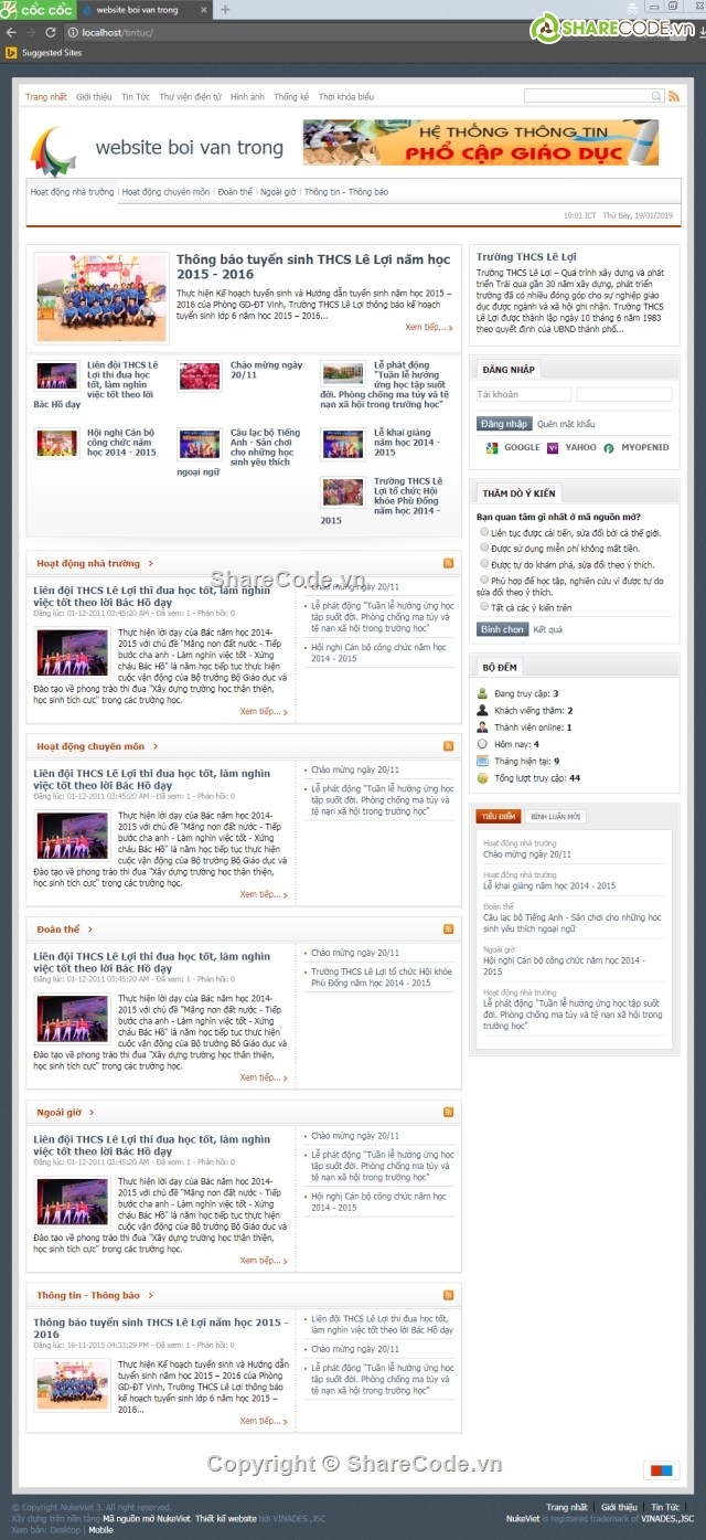 share code web tin tức,Website tin tức chi đoàn,Website tin tức liên đoàn,Website tin tức PHP,trường học,đồ án php