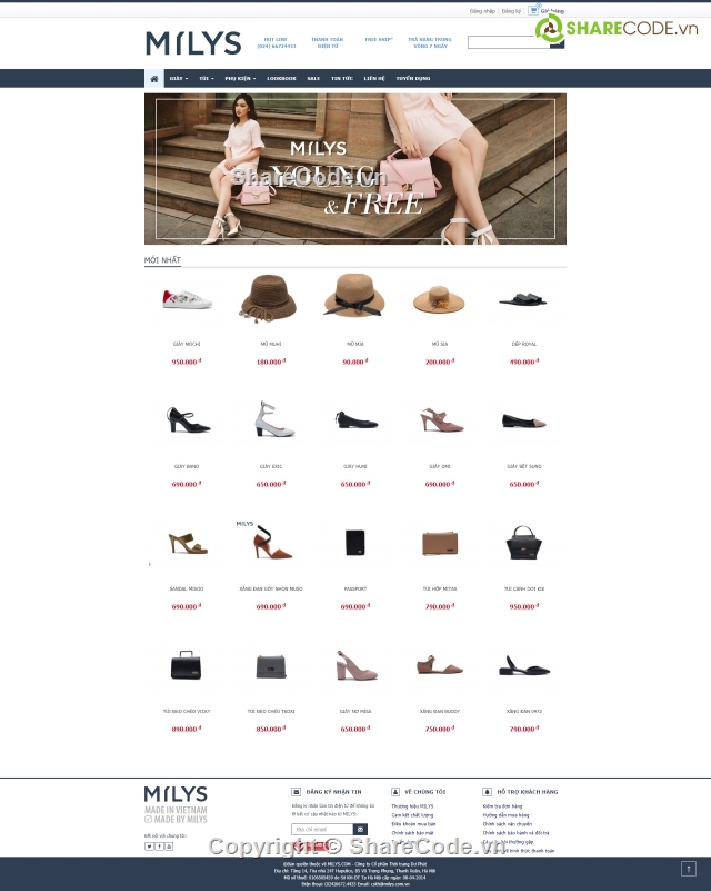 web thời trang,fashion template,web bán hàng,code website thời trang,website thời trang