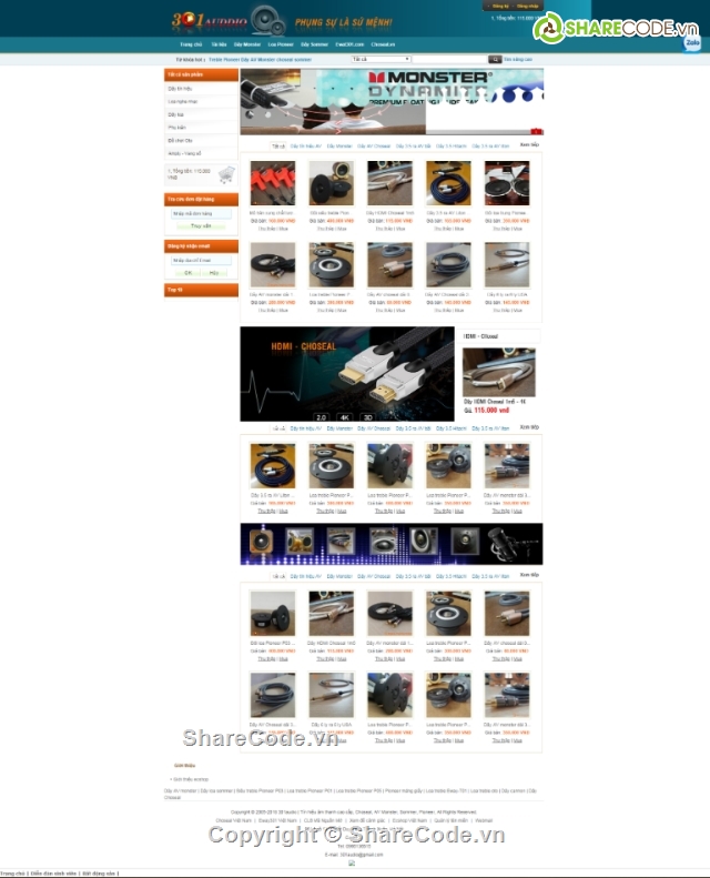 code website bán phụ kiện,web bán phụ kiện,web bán phụ kiện điện tử,website bán tín hiệu âm thanh