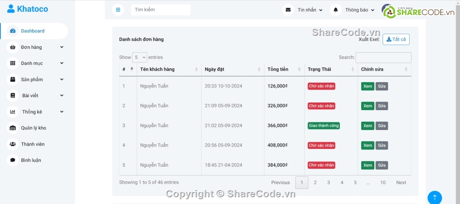 web bán quần áo,code bán áo quần,code web quần áo,đồ án php,php mysql,Source website quần áo