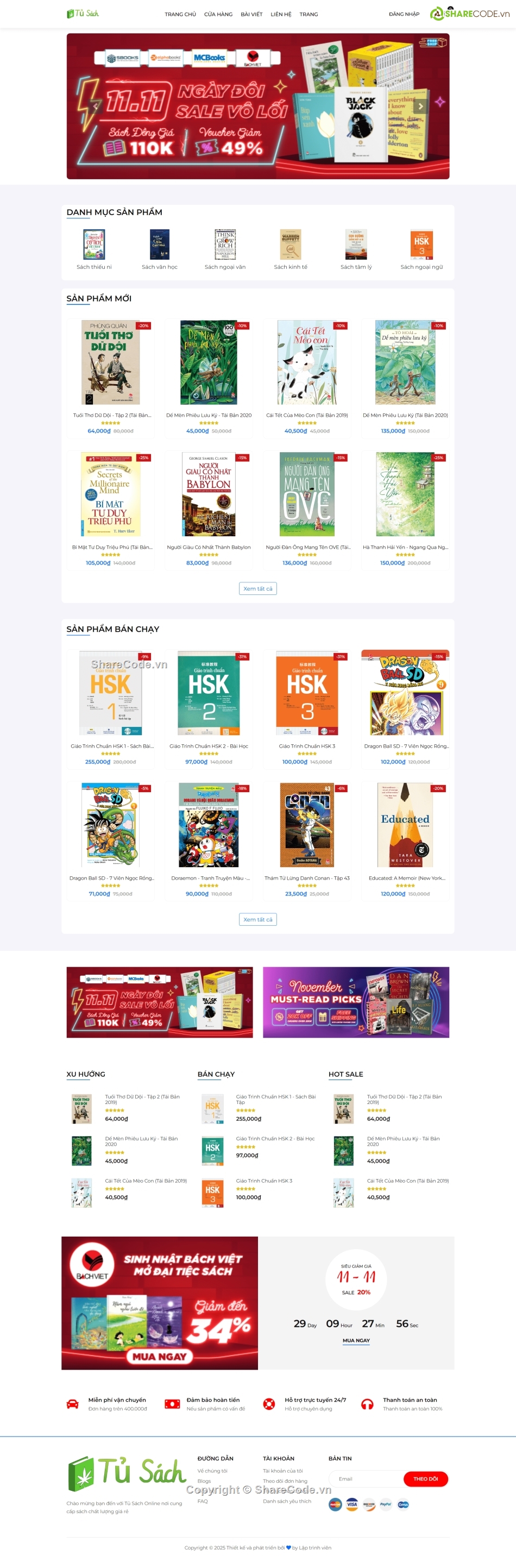 web bán sách,website bán sách,website bookstore,code bán sách,php mysql,website php mysql