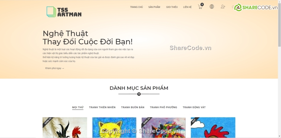 website bán tranh,Code web bán tranh,Code bán tranh Java,website bán trang Java