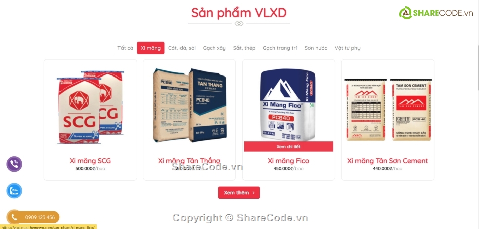 vật liệu xây dựng,full code bán vật liệu,web bán vật liệu,quản lý vật liệu,web vật liệu xây dựng,source nguyên vật liệu