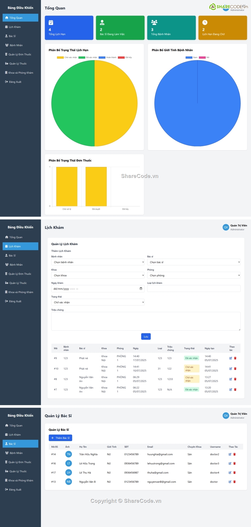 website bệnh viện,website khám bệnh,website phòng khám,đặt lịch khám bệnh,quản lý phòng khám,quản lý bệnh viện