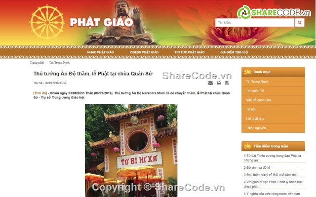 website tin tức phật giáo,website tin tức,web tin tức,web tin tức php